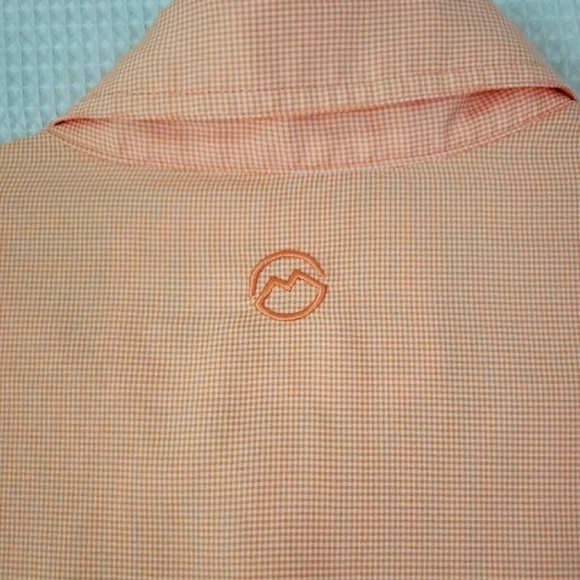 Magellan Outdoors~Men's Size 2XL~Orange Mag Wick Fishing Gear Shirt Short Sleeve - Picture 4 of 10